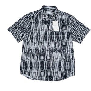 Tommy Bahama Coast Shibori Camp Shirt Medium Lightweight Travel Outdoors